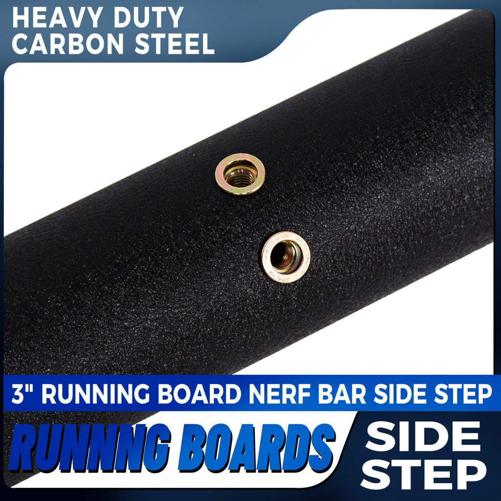 Fit Toyota Tacoma 2005-2023 Crew Double Cab 3" Running Board Side Step Hoop bar