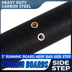 Fit Toyota Tacoma 2005-2023 Crew Double Cab 3" Running Board Side Step Hoop bar