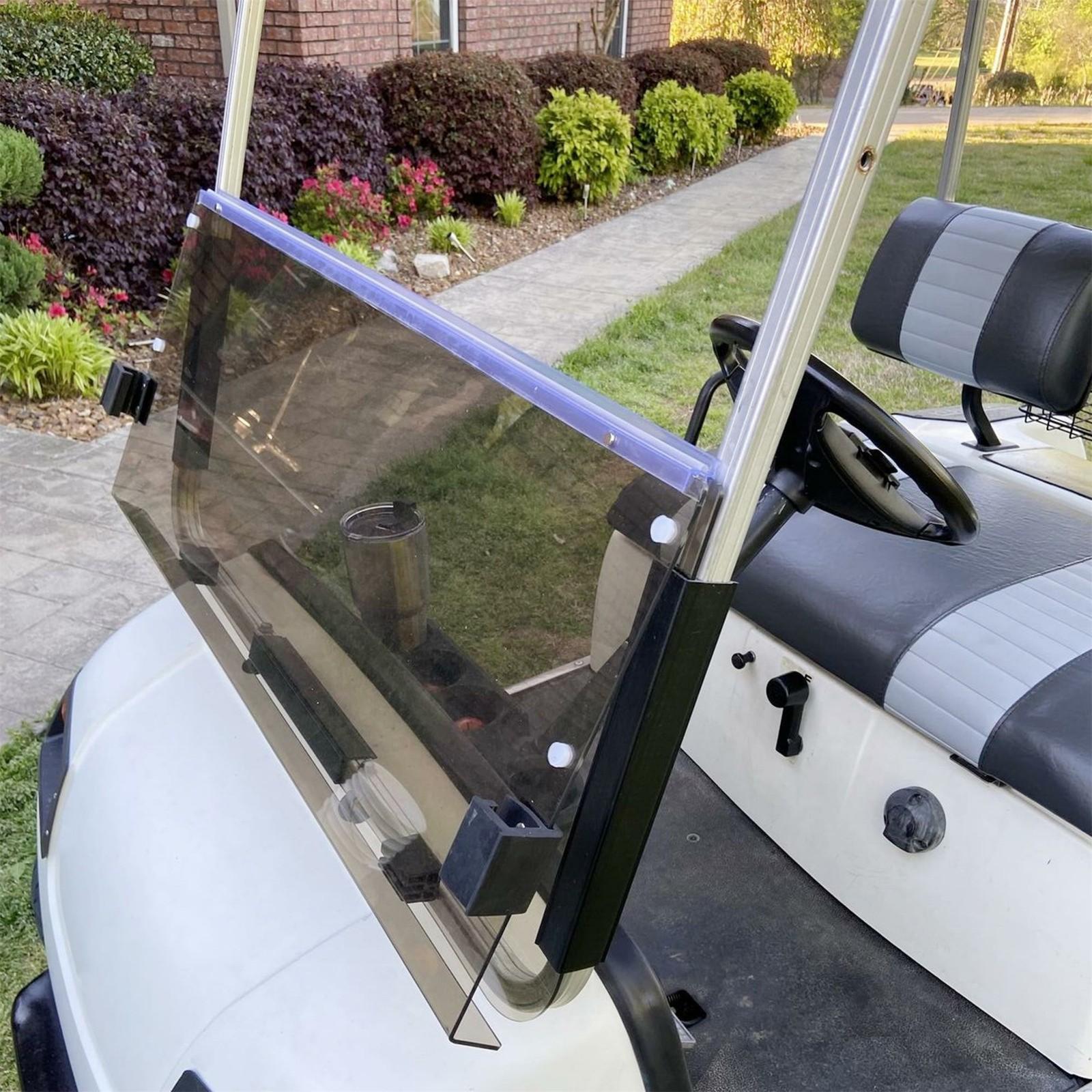 For Yamaha G14 G16 G19 1995-2003 Tinted Windshield Windscreen Golf Cart Part