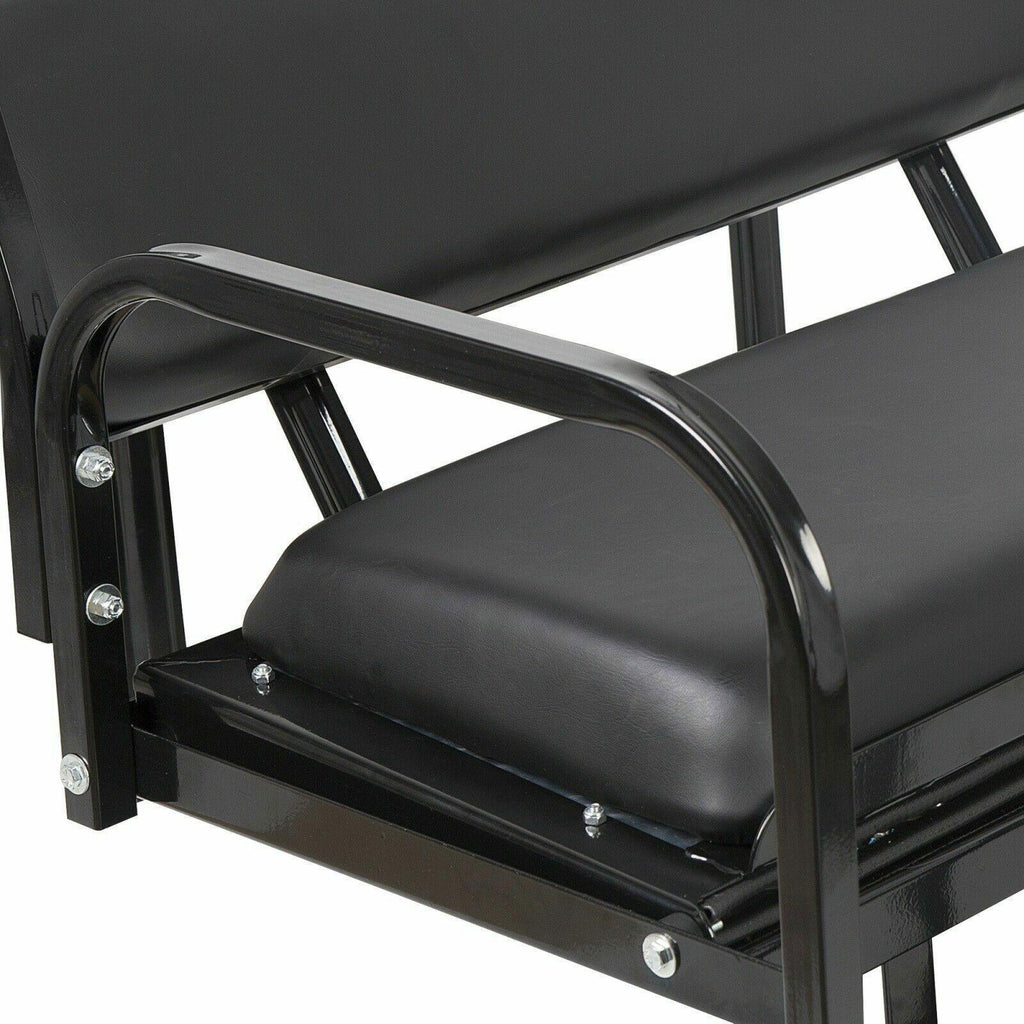 Rear Flip Seat Kit for Club Car Golf Cart DS Model 1982-2000/Black w/t Grab Bar