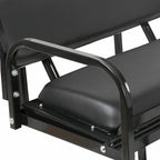 Rear Flip Seat Kit for Club Car Golf Cart DS Model 1982-2000/Black w/t Grab Bar