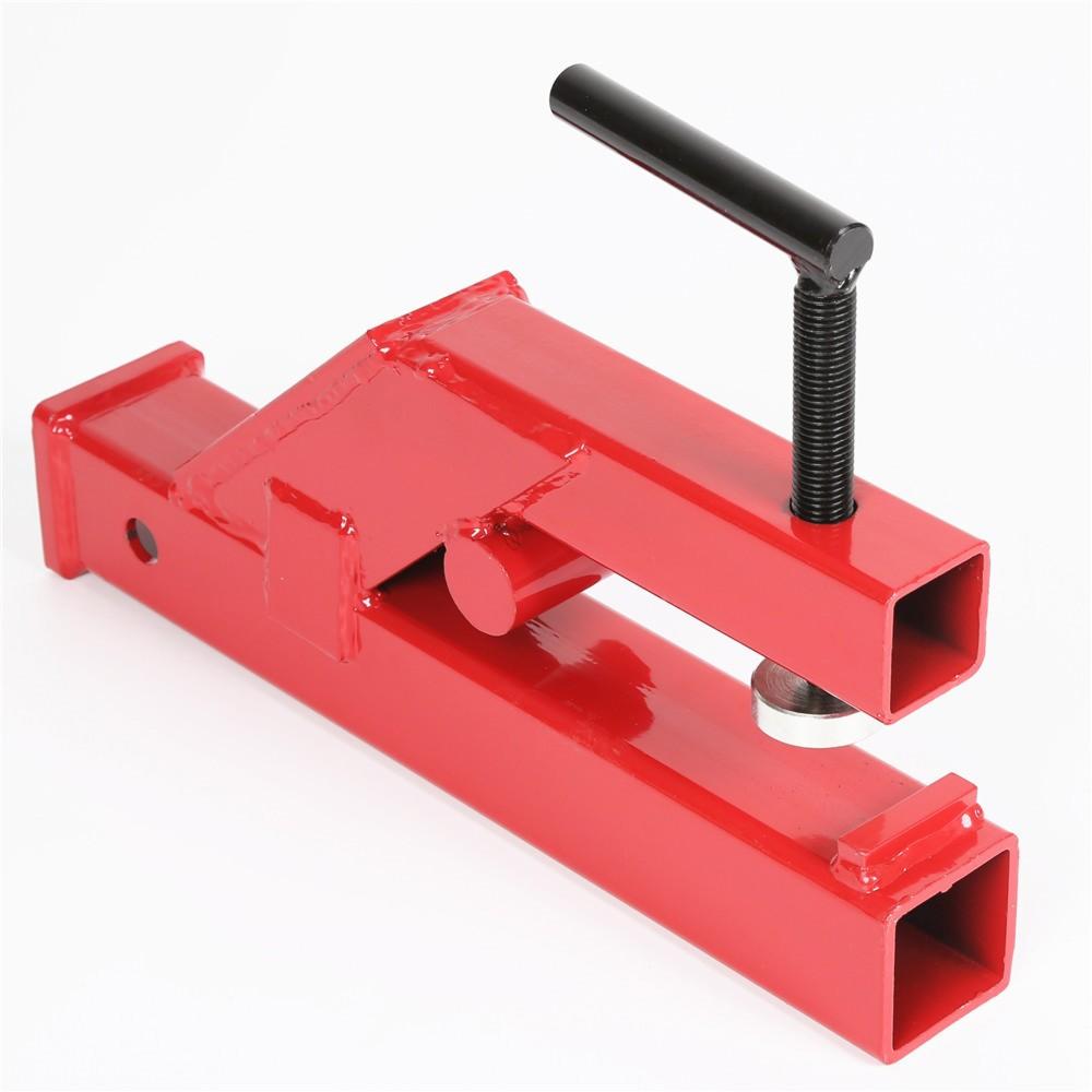 2" Mount Receiver Trailer Hitch Clamp On Bucket Bobcat Deere Tractor Skid Steer