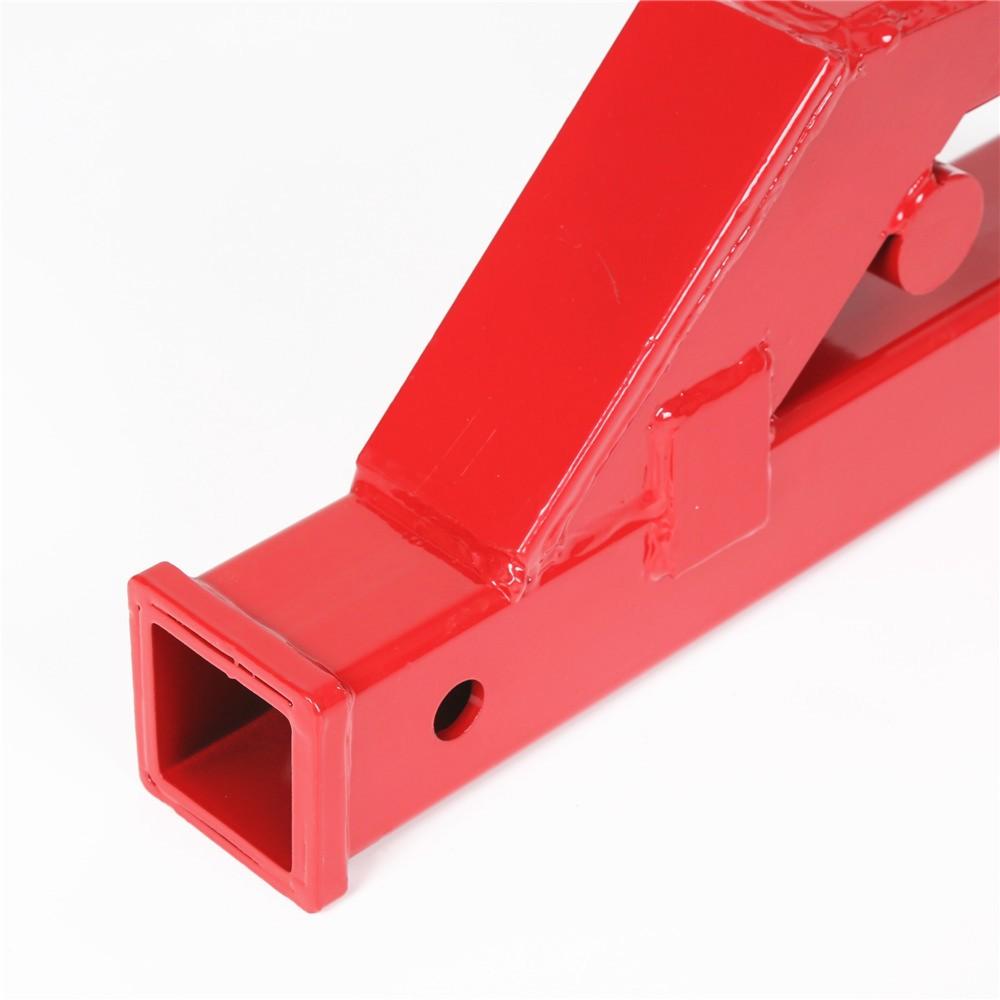 2" Mount Receiver Trailer Hitch Clamp On Bucket Bobcat Deere Tractor Skid Steer