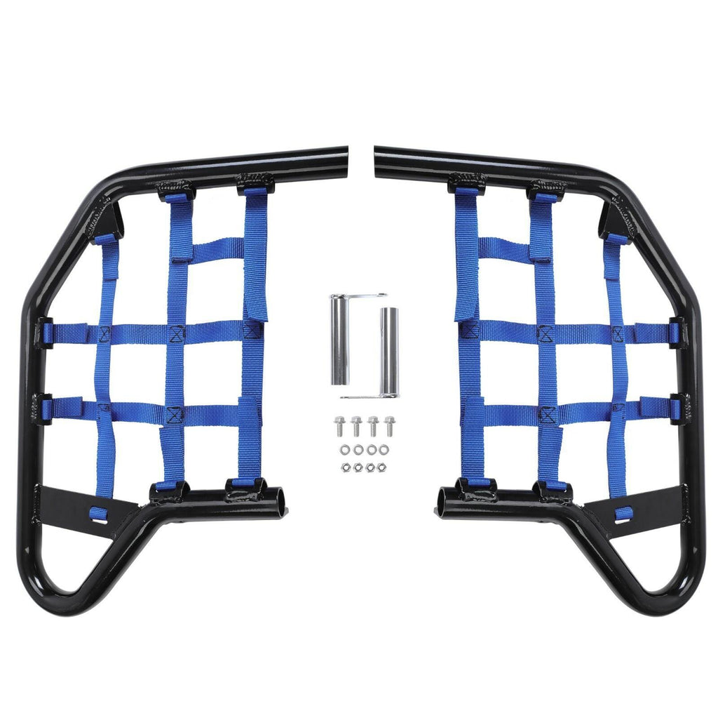 Blue Aluminium Side Step Nerf Bars Foot Peg For Yamaha Raptor 700 YFM 700 YFM700