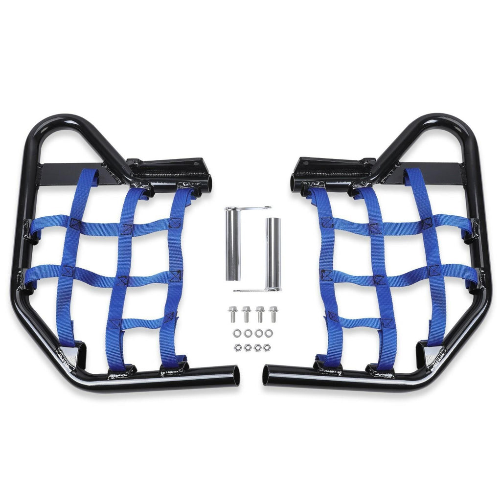 Blue Aluminium Side Step Nerf Bars Foot Peg For Yamaha Raptor 700 YFM 700 YFM700