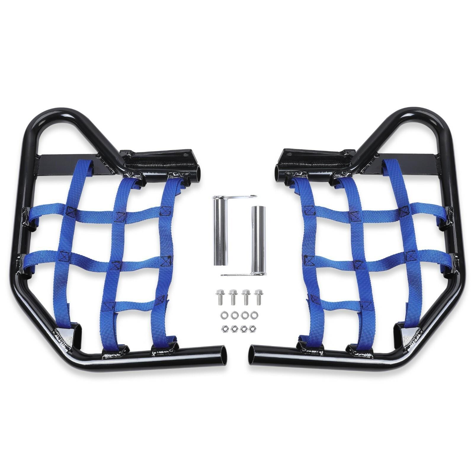 Blue Aluminium Side Step Nerf Bars Foot Peg For Yamaha Raptor 700 YFM 700 YFM700