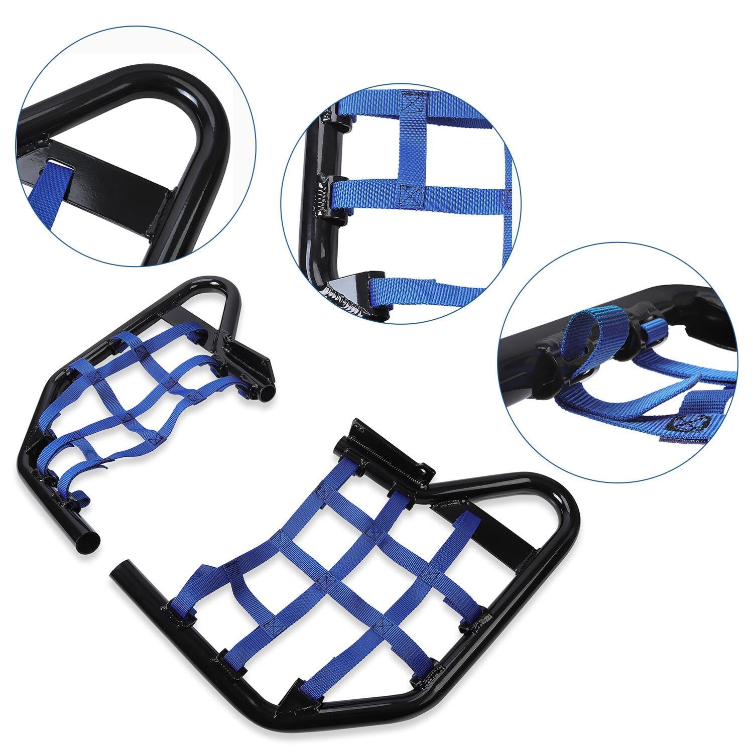 Blue Aluminium Side Step Nerf Bars Foot Peg For Yamaha Raptor 700 YFM 700 YFM700