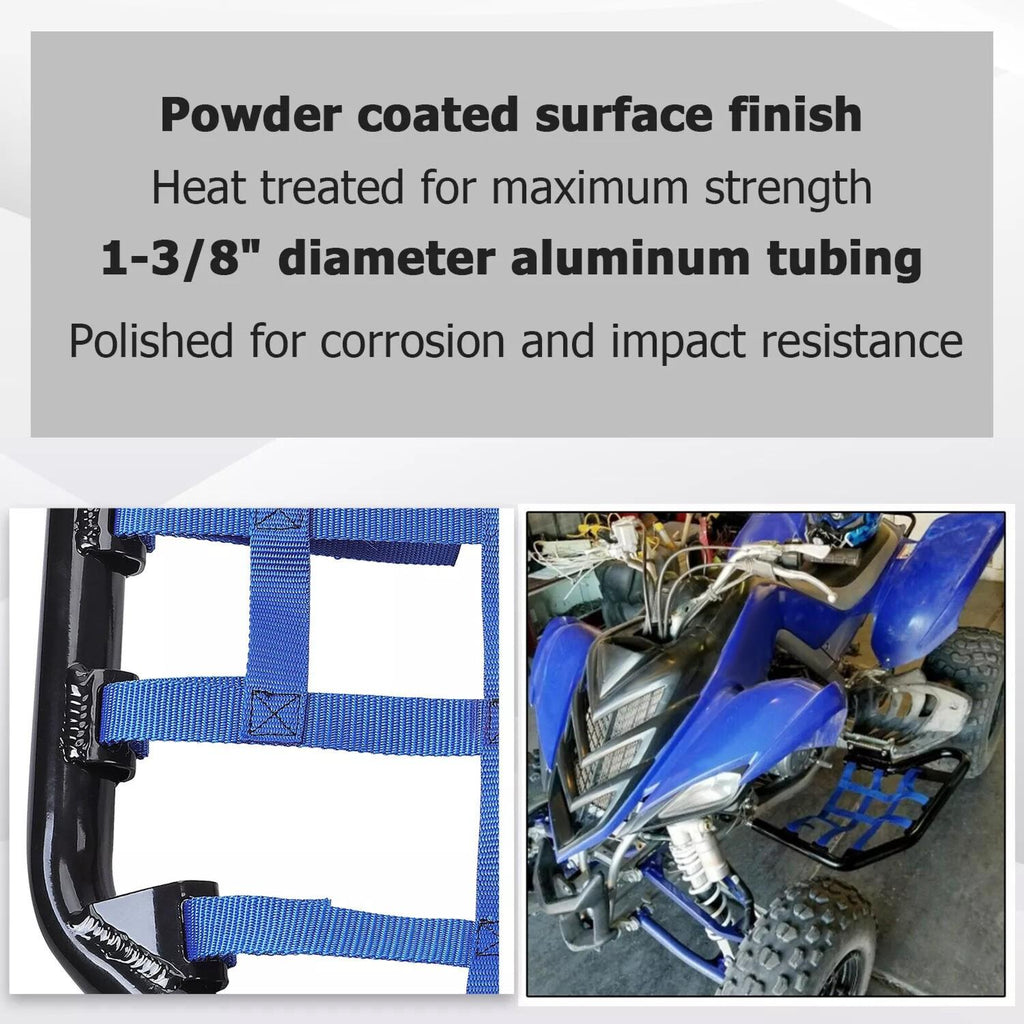 Blue Aluminium Side Step Nerf Bars Foot Peg For Yamaha Raptor 700 YFM 700 YFM700