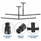 2 Kayak Ceiling Storage Rack | Hi-Port 2 | Adjustable Overhead Mount Frame