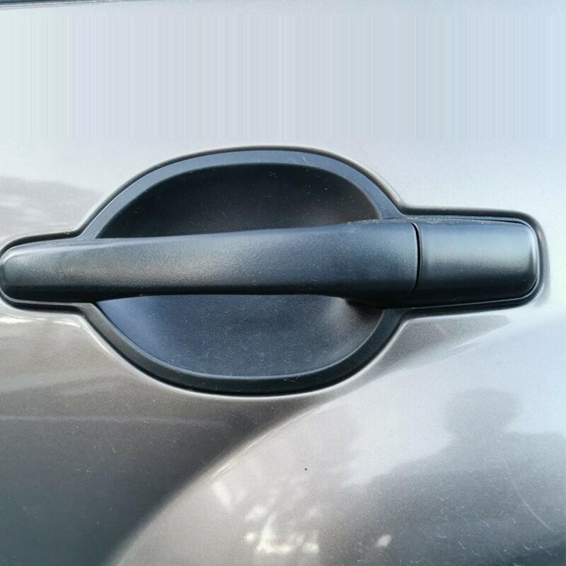 Set of 4 For Mitsubishi Endeavor Exterior Door Handle Textured Black 04-11