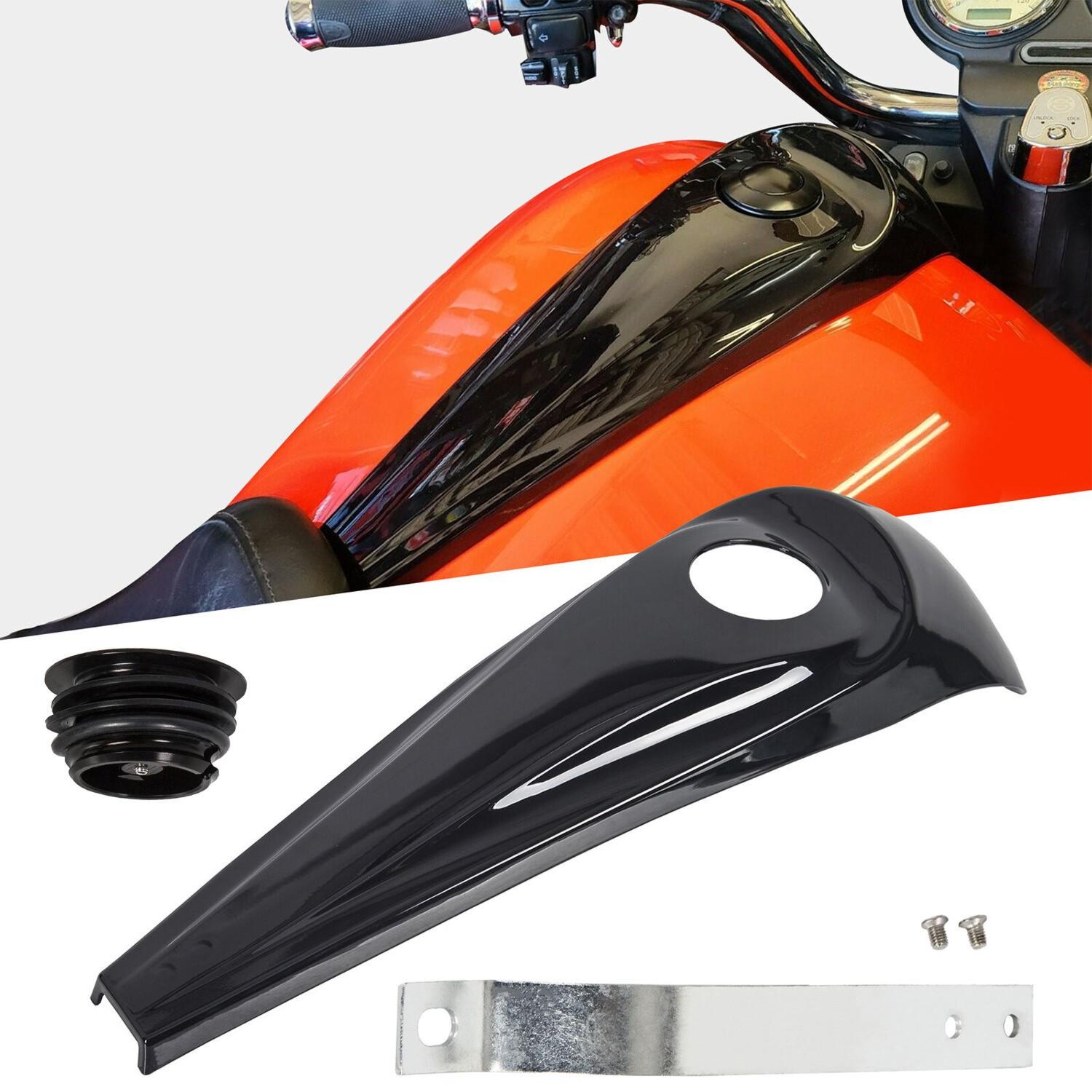 For Harley Road Street Electra Glide 08-23 Dash Fuel Console+Gas Tank Cap Cover