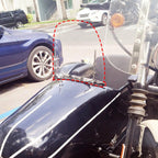 Clear Scooter Motorcycle Windshield Screen For Moped Visor 125cc 150cc Gas Gy6