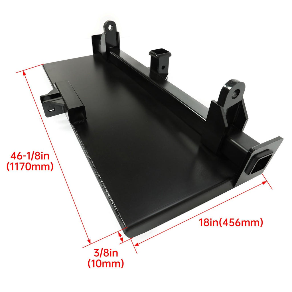 3-Point Attachment Adapter Adjustable Skid Steer Hitch Quick Attach Equipment