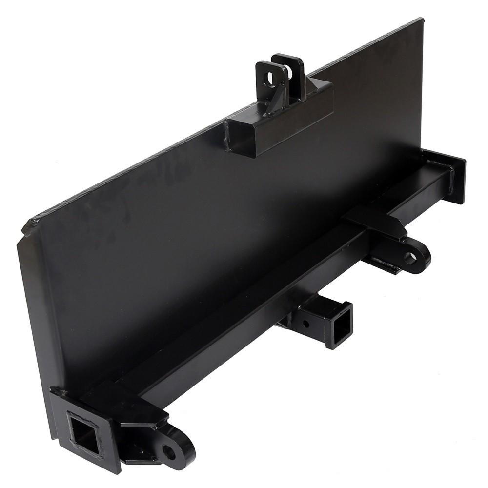 3-Point Attachment Adapter Adjustable Skid Steer Hitch Quick Attach Equipment