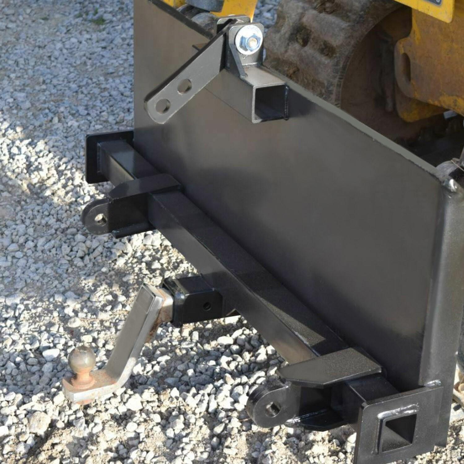 3-Point Attachment Adapter Adjustable Skid Steer Hitch Quick Attach Equipment