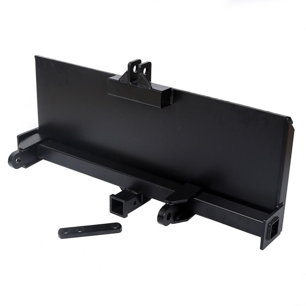 3-Point Attachment Adapter Adjustable Skid Steer Hitch Quick Attach Equipment