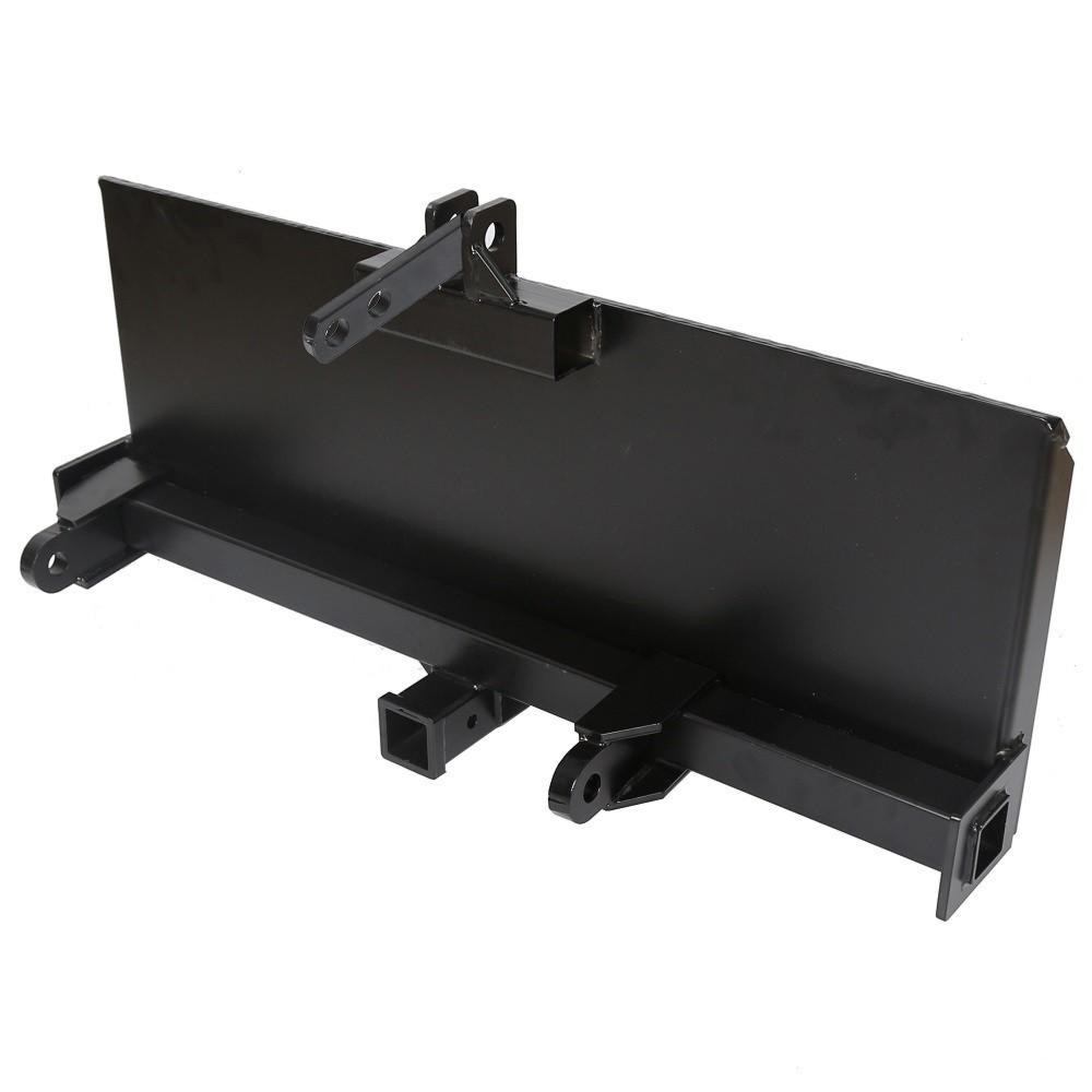 3-Point Attachment Adapter Adjustable Skid Steer Hitch Quick Attach Equipment