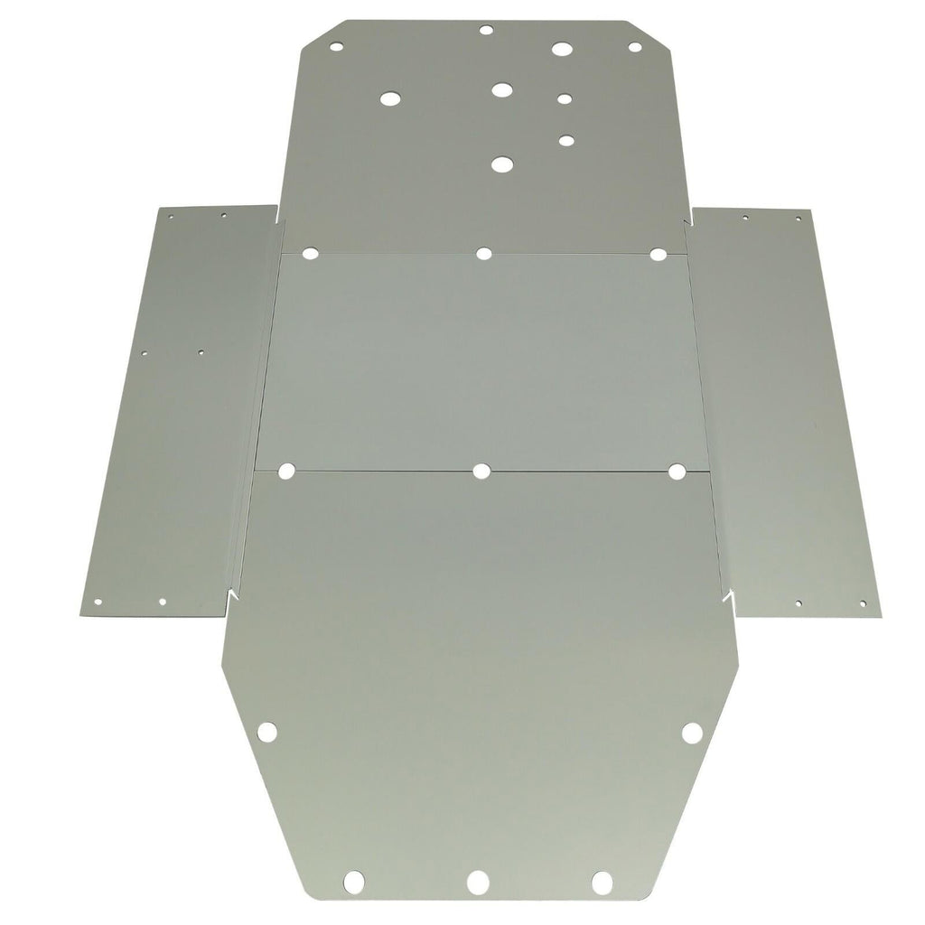 FIT FOR 08-14 POLARIS RZR 800 RZR S 900 XC ALUMINUM SKID PLATE HEAVY DUTY 3/16"