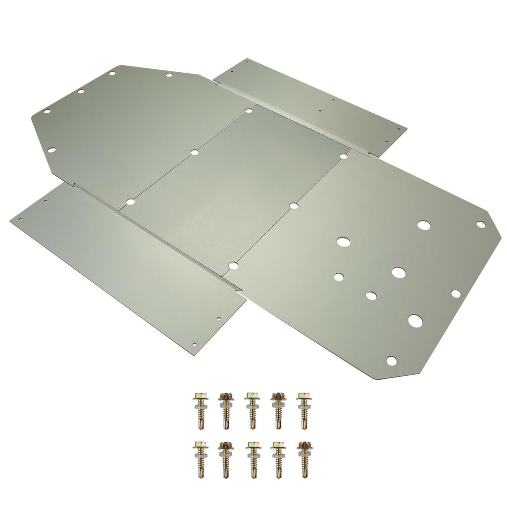 FIT FOR 08-14 POLARIS RZR 800 RZR S 900 XC ALUMINUM SKID PLATE HEAVY DUTY 3/16"