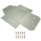 FIT FOR 08-14 POLARIS RZR 800 RZR S 900 XC ALUMINUM SKID PLATE HEAVY DUTY 3/16"