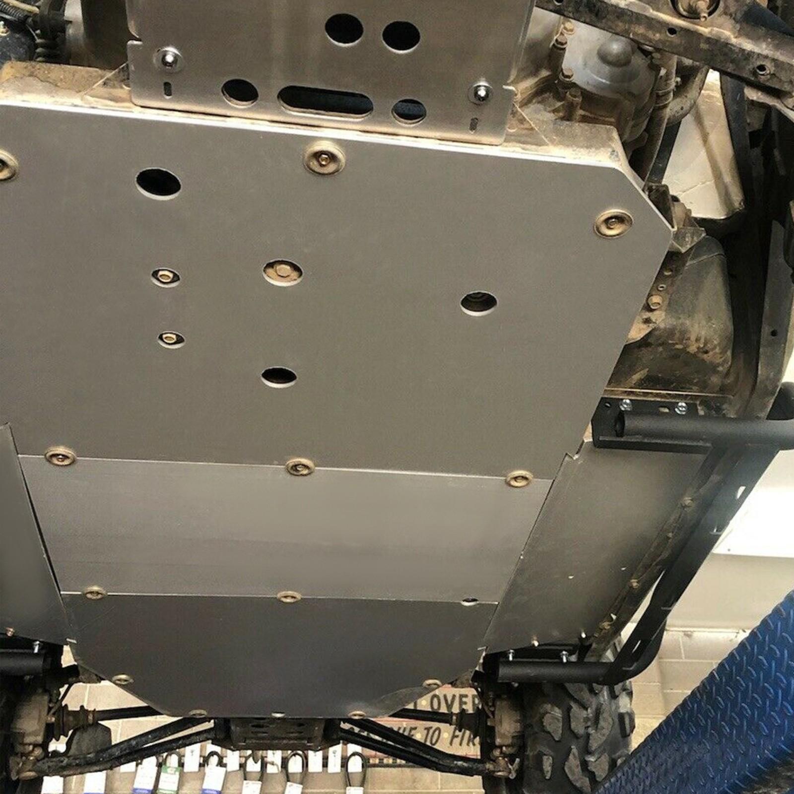 FIT FOR 08-14 POLARIS RZR 800 RZR S 900 XC ALUMINUM SKID PLATE HEAVY DUTY 3/16"