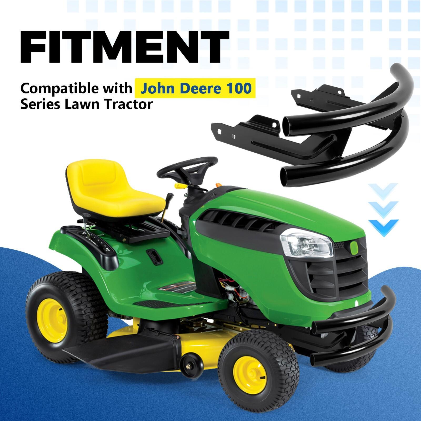 2-Bar Front Bumper Guard Lawn Tractor Protection For John Deere 100 Series