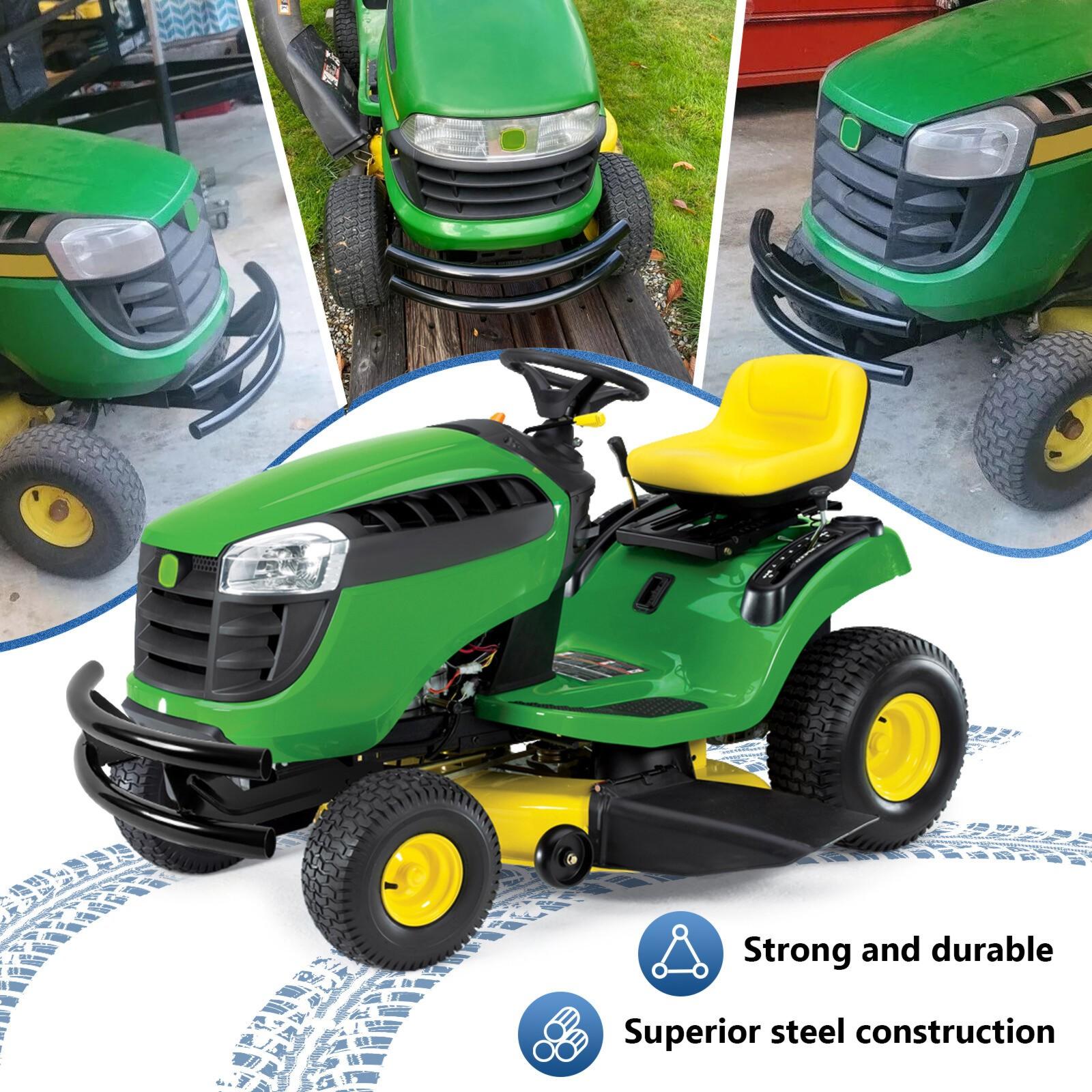2-Bar Front Bumper Guard Lawn Tractor Protection For John Deere 100 Series