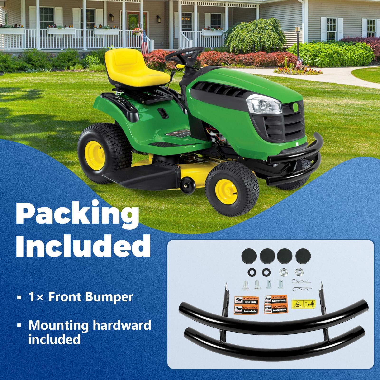 2-Bar Front Bumper Guard Lawn Tractor Protection For John Deere 100 Series
