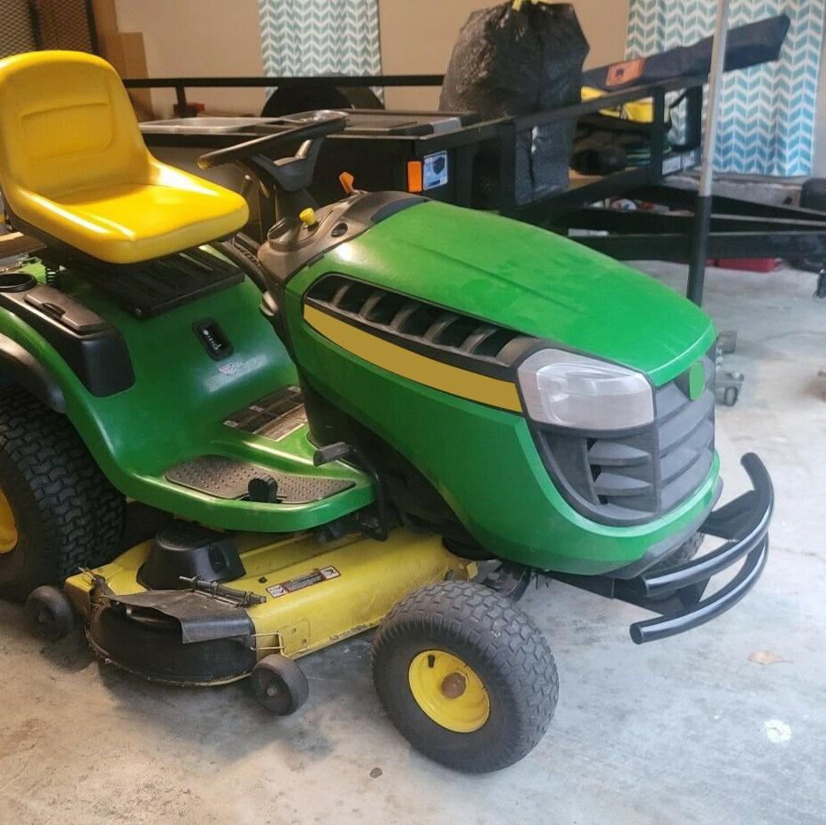 2-Bar Front Bumper Guard Lawn Tractor Protection For John Deere 100 Series
