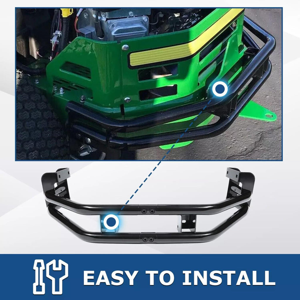 For John Deere Z235 Z255 Z335E Zero-Turn Mowers Rear Bumper Bar + Hitch Kit