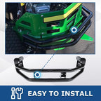 For John Deere Z235 Z255 Z335E Zero-Turn Mowers Rear Bumper Bar + Hitch Kit
