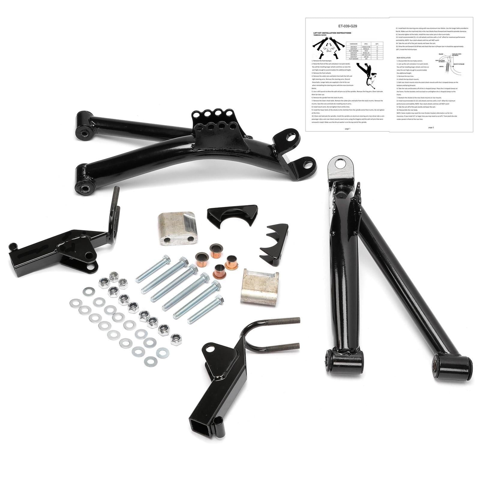 NEW 6'' A-Arm Lift Kit For YAMAHA Golf Cart G2 G9 G2A G2E G9A G9E 1985-1995