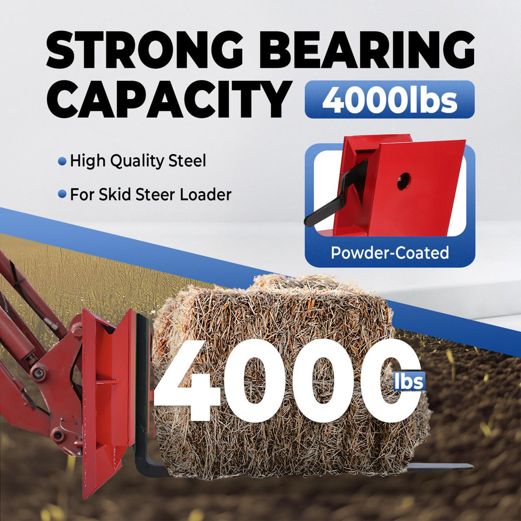 For Bobtach Universal Skid Steer Quick Attach Plate Conversion Adapter 4000LBS