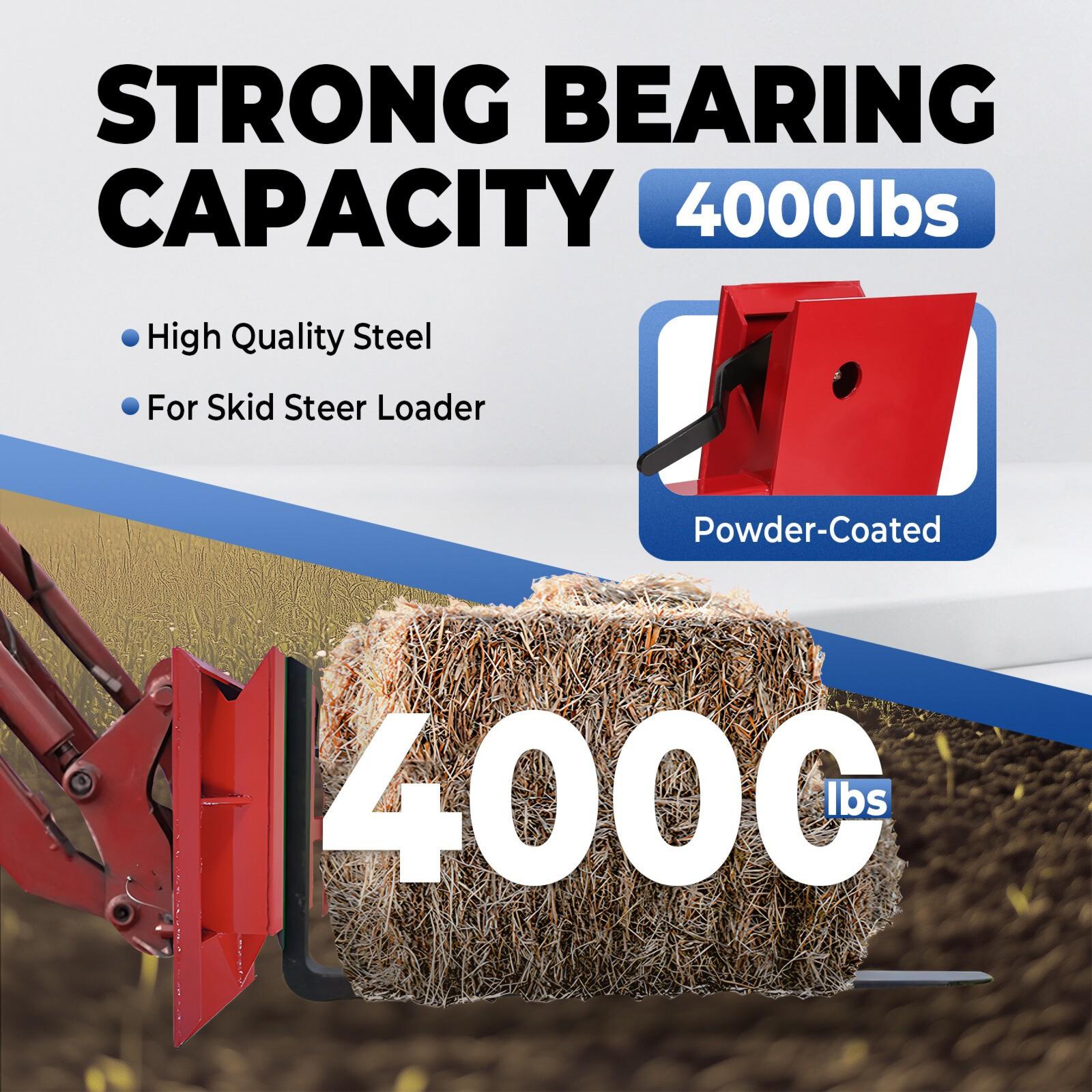 For Bobtach Universal Skid Steer Quick Attach Plate Conversion Adapter 4000LBS