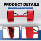 For Bobtach Universal Skid Steer Quick Attach Plate Conversion Adapter 4000LBS