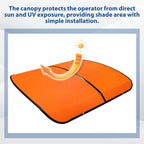 Orange Tractor Canopy For Tractors Mowers ROPS Replace for Tuff Top 52"x52"