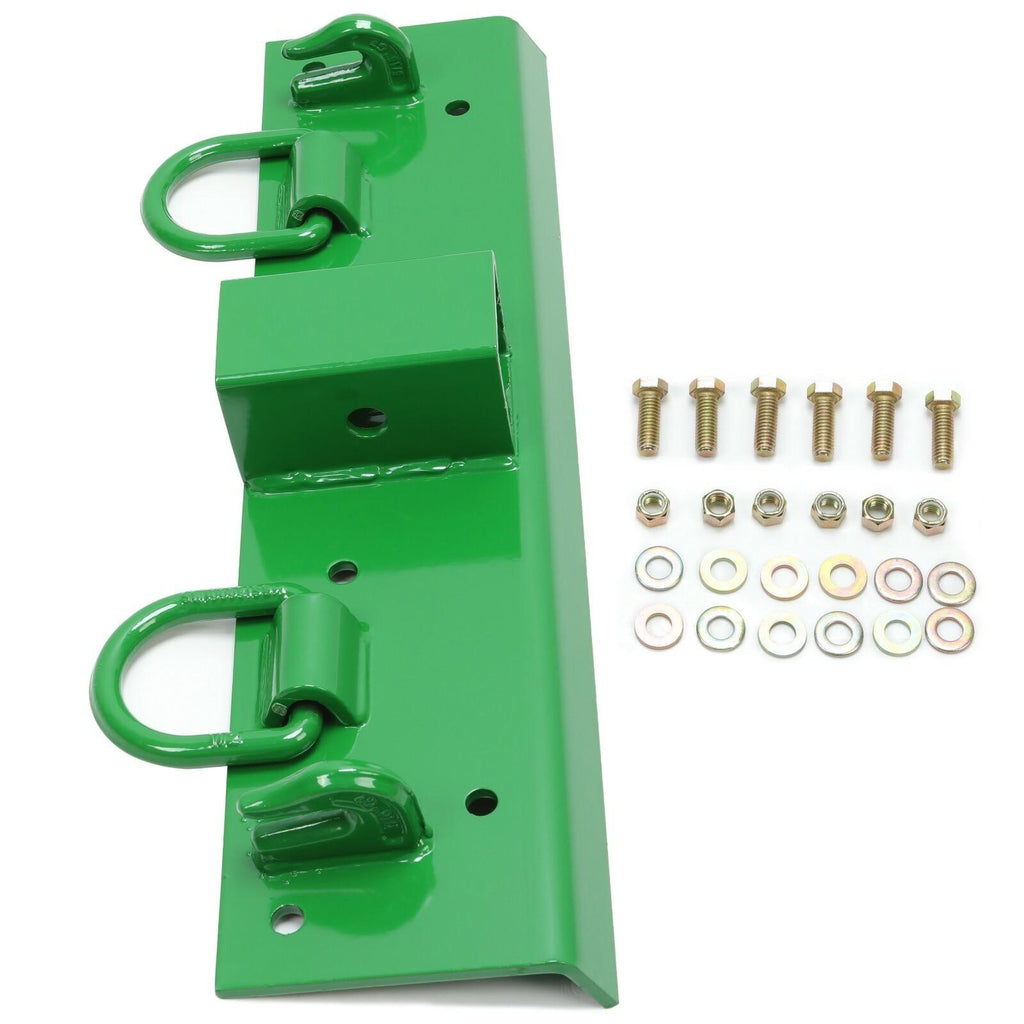 Bolt-on Grab Hooks, D Rings,2" Receiver all-in-one For John Deere 1025R Tractor