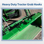 Bolt-on Grab Hooks, D Rings,2" Receiver all-in-one For John Deere 1025R Tractor