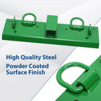 Bolt-on Grab Hooks, D Rings,2" Receiver all-in-one For John Deere 1025R Tractor