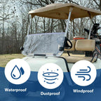 Clear Windshield For Yamaha G22 2003-2006 Folding Polycarbonate Golf Cart Part