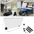 Clear Windshield For Yamaha G22 2003-2006 Folding Polycarbonate Golf Cart Part