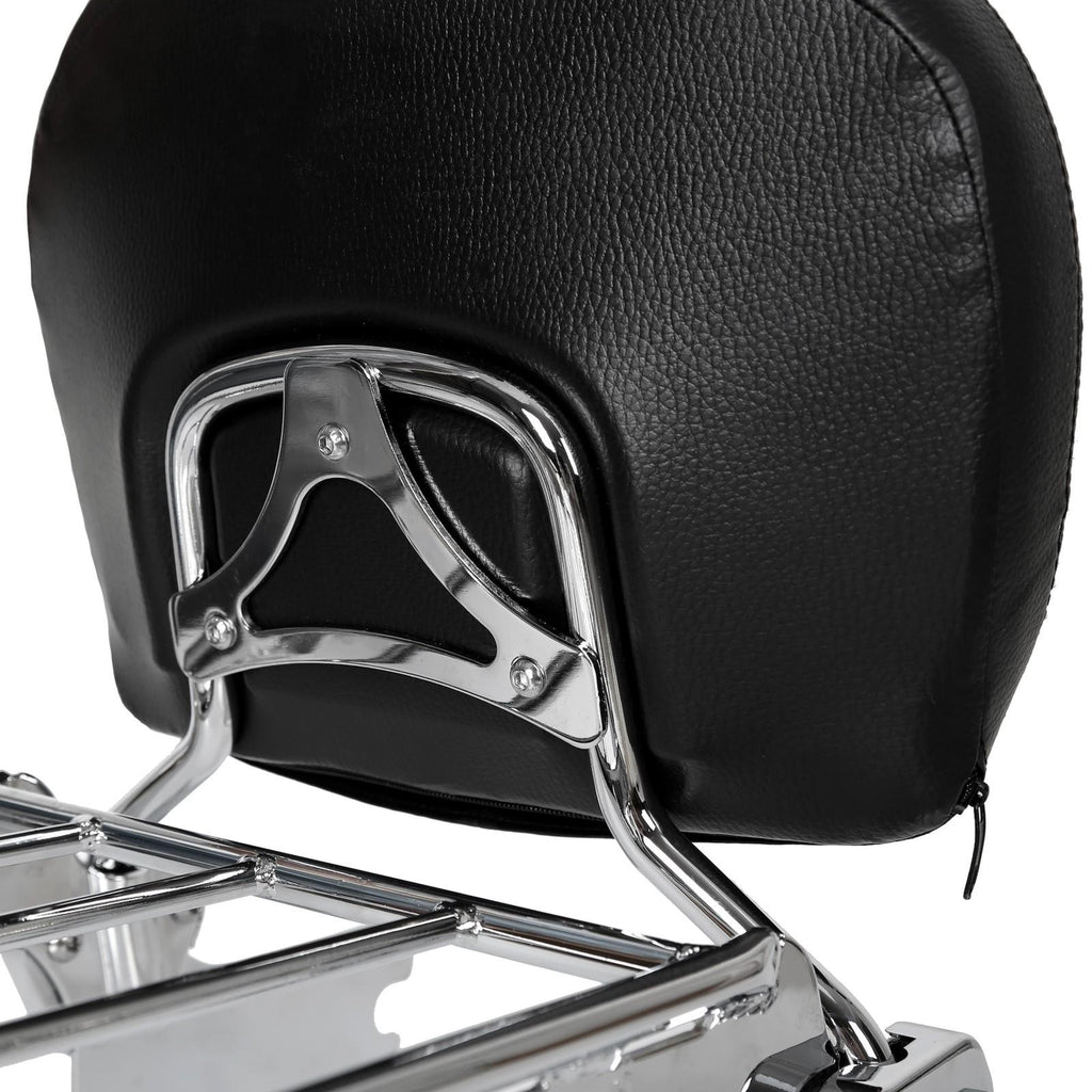 Backrest Sissy Bar Rack For Harley Touring Street Glide Road King 1997-2008