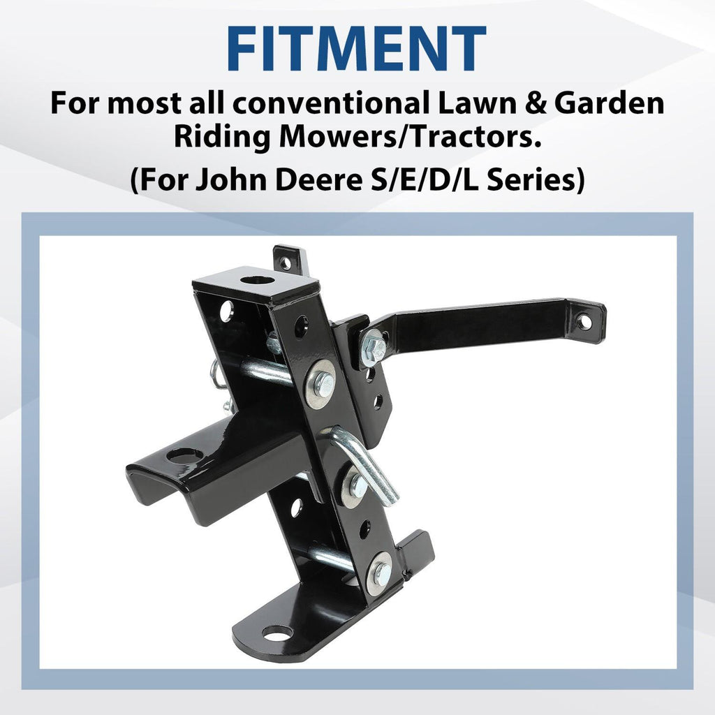 Adjustable Lawn Mower Trailer Towing Hitch Garden Tractor Hitch For John Deere
