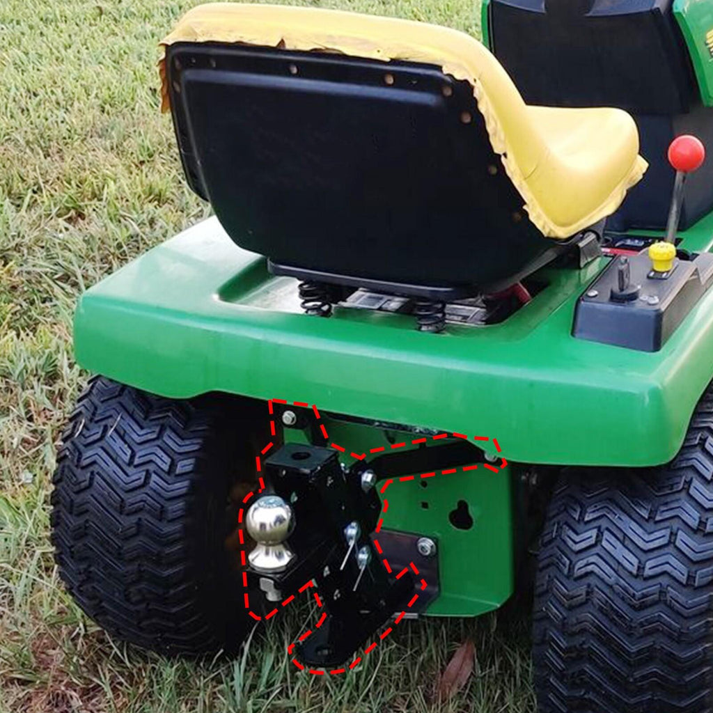 Adjustable Lawn Mower Trailer Towing Hitch Garden Tractor Hitch For John Deere