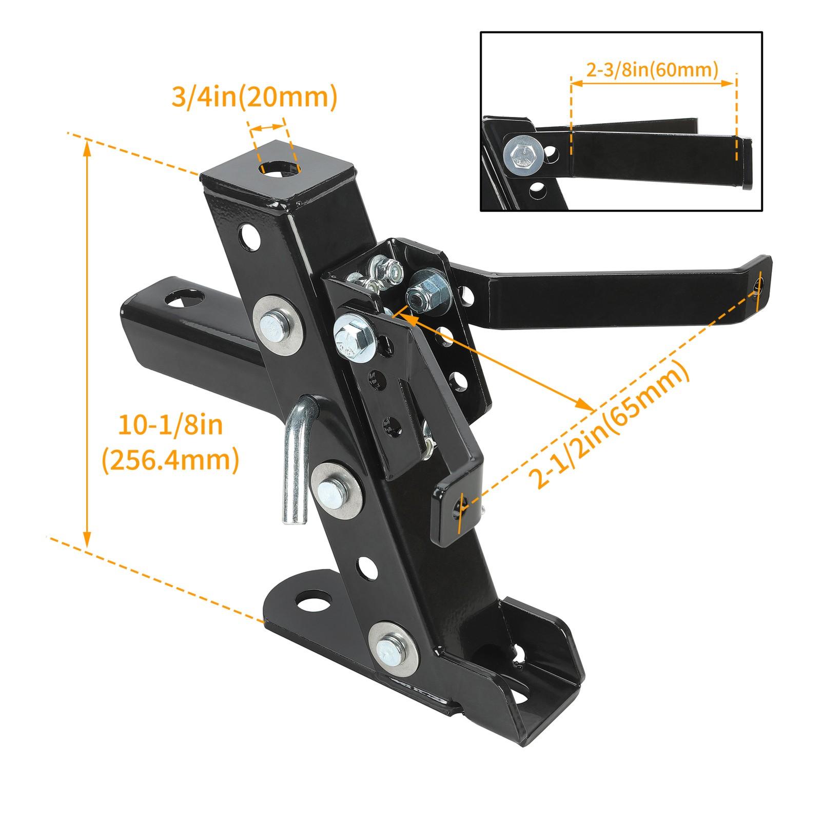 Adjustable Lawn Mower Trailer Towing Hitch Garden Tractor Hitch For John Deere