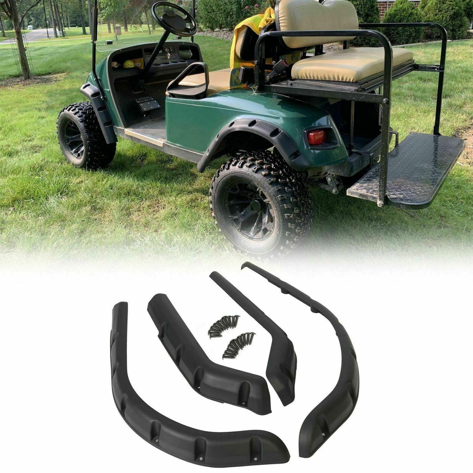 For EZGO TXT 94-13 1996 Golf Cart Front Rear Standard  Fender Flares w/ Screws