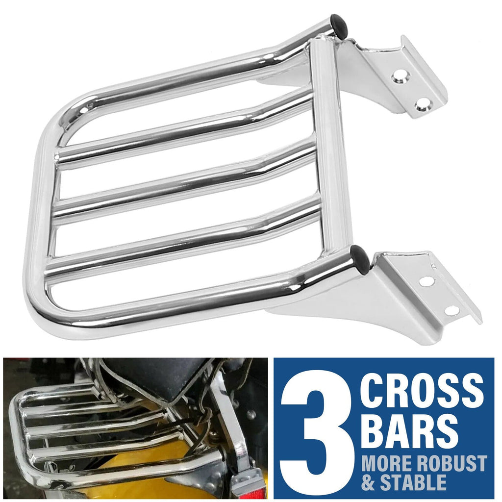 Detachable Rear Backrest Luggage Rack For Harley Davidson Heritage Softail FLSTC