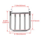 Detachable Rear Backrest Luggage Rack For Harley Davidson Heritage Softail FLSTC