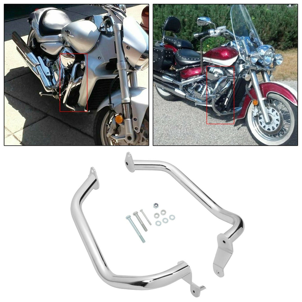 For Suzuki M109R Limited Engine Case Guard Highway Crash Bar Boulevard 06-24