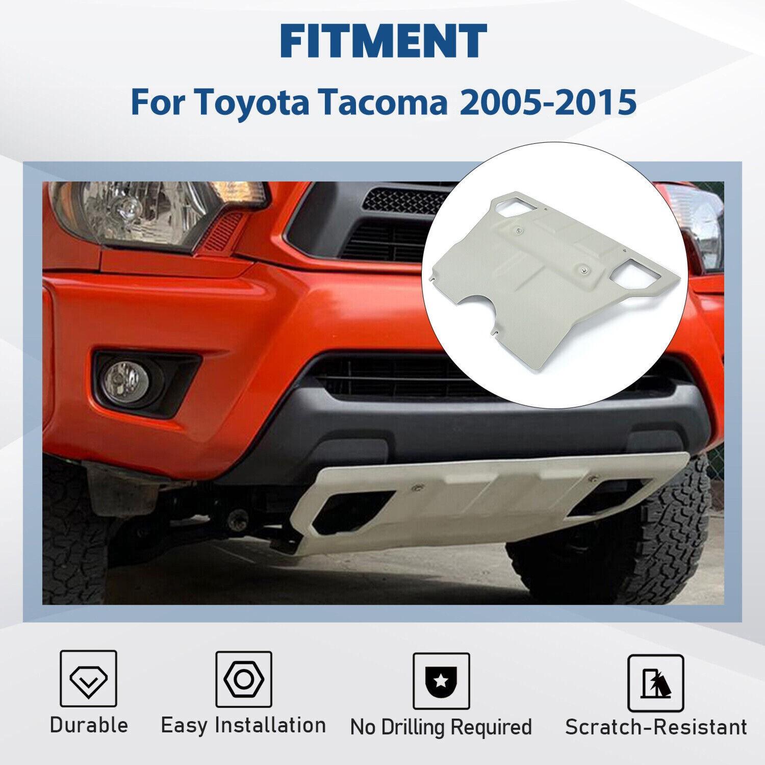 NEW Engine Pan Skid Plate For Toyota Tacoma 2005-2015 Gray Aluminium PT212-35075
